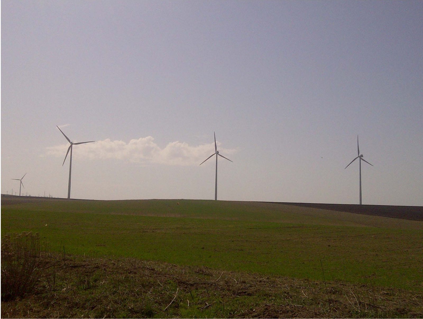Turbine pe creastă, la Dobrovăț, Iași